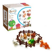 Load image into Gallery viewer, 10 Farm Animals and 5 Fences - Compatible with Duplo - Aliris Shop