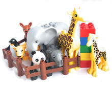 Load image into Gallery viewer, 18 Zoo Animals and 5 Fences - Compatible with Duplo - Aliris Shop